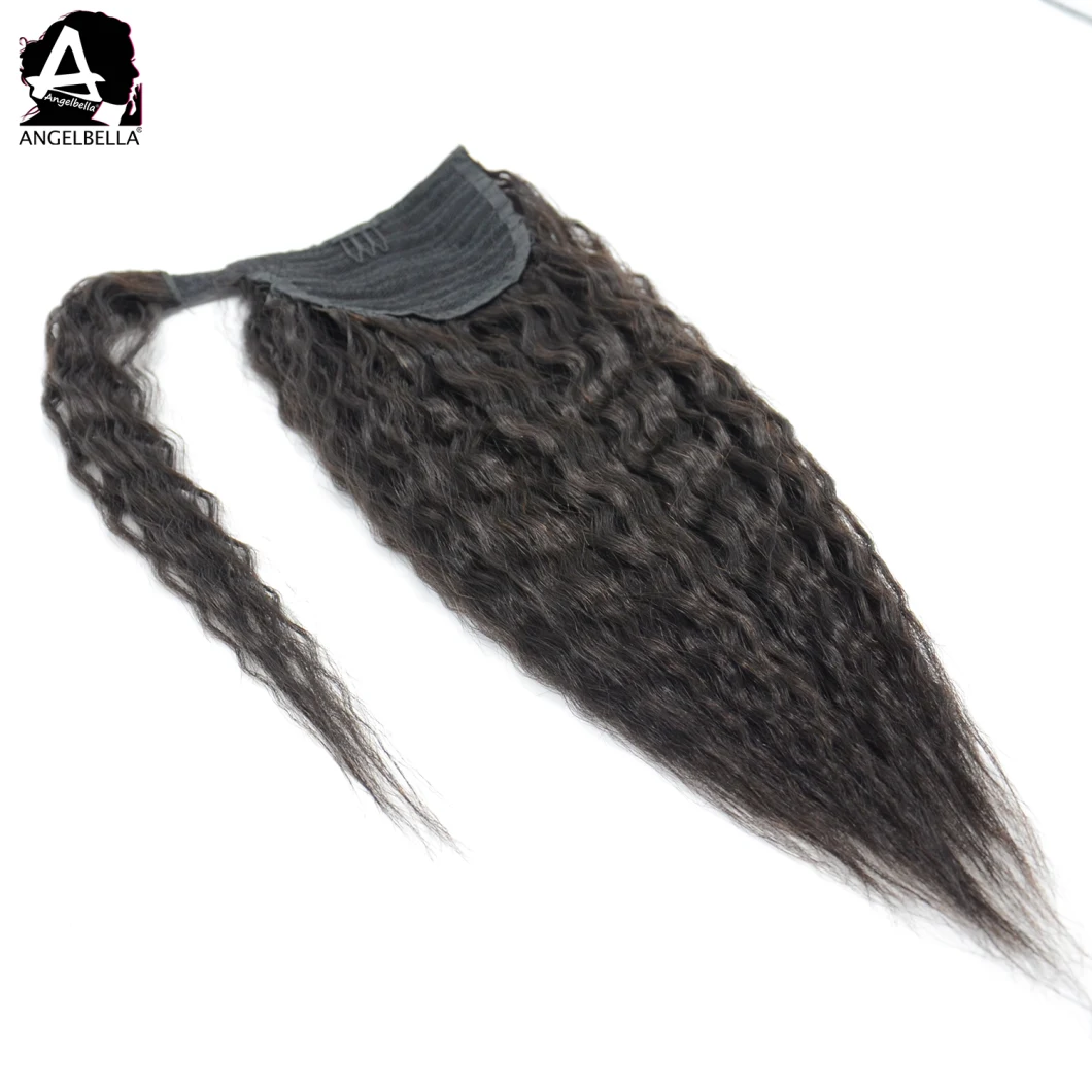 Angelbella New Arrived Ponytails Kinky Straight Remy Hair Ponytail for Women