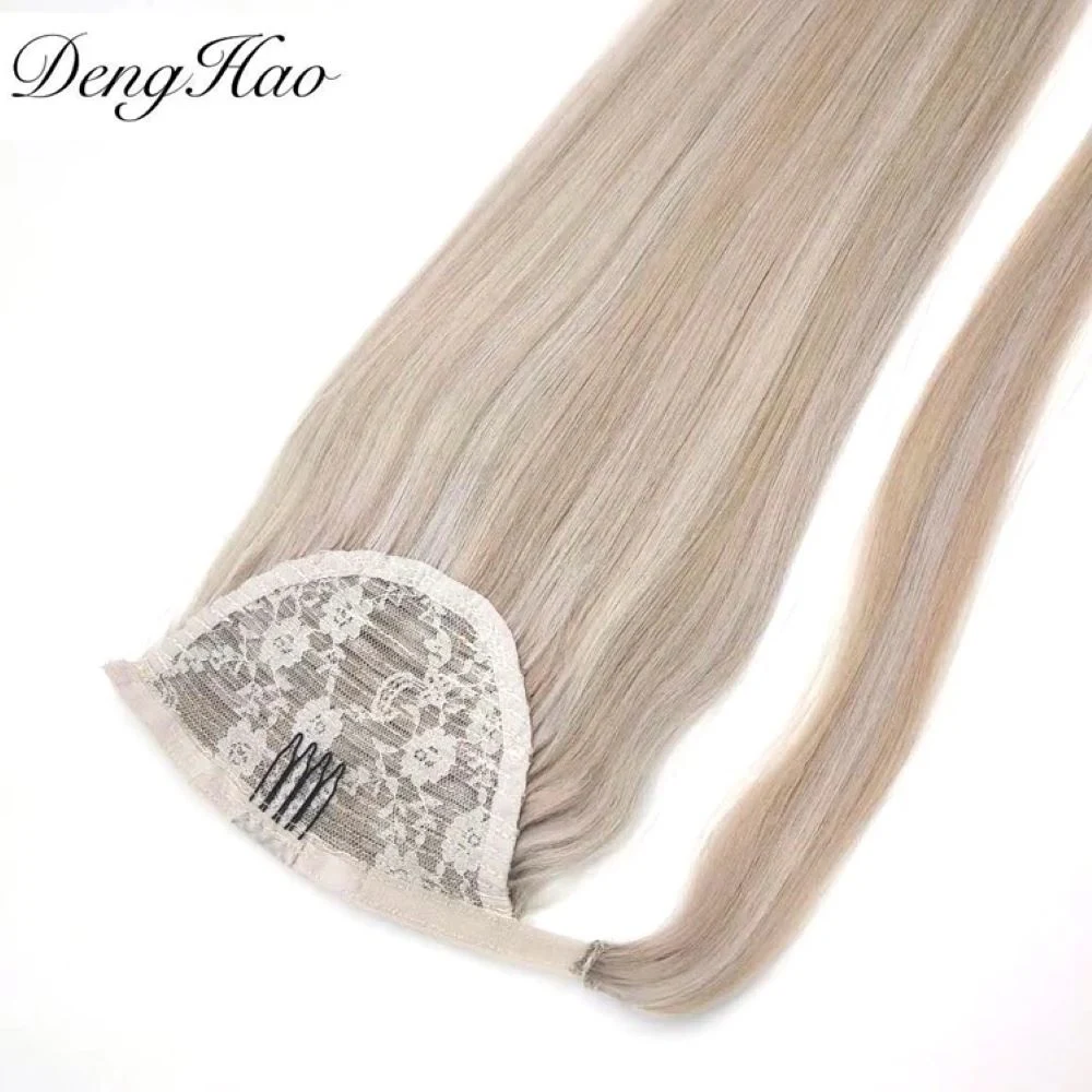 100% Human Hair Top Quality Ponytail Mixed Color