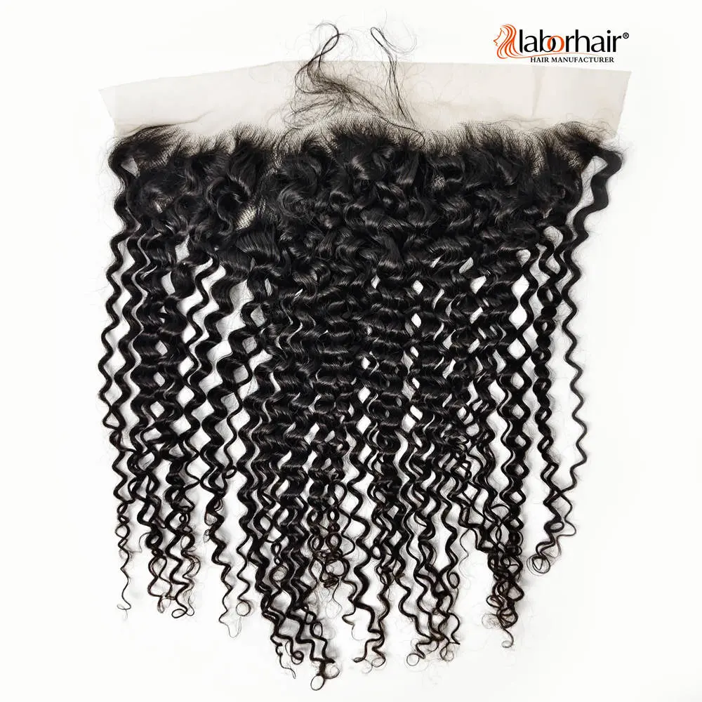 Wholesale Price 100% Brazilian Virgin Human Curly Hair 3PCS 18in Extensions/Bundles with 1PC 14in 13X4 HD Ear to Ear Closure/Frontal for a Full Head for Saloon