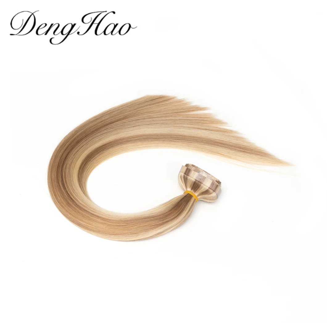 Clip in 100% Human Hair Full Cuticle Double Drawn Clip in Hair Extensions