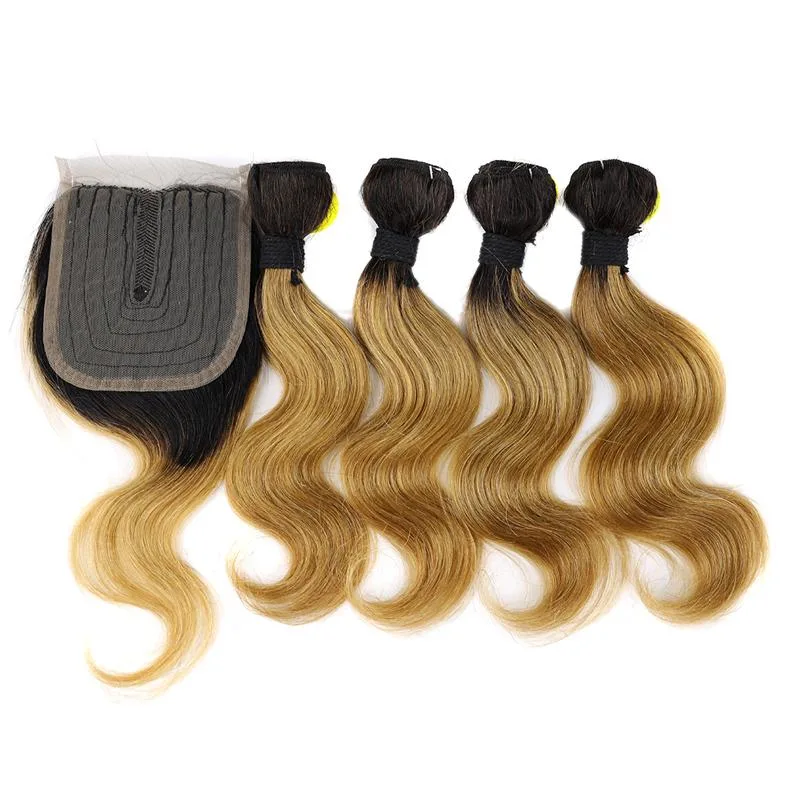 Various Colors Available Human Hair Bundles with Closure Pack Deal 10% off Sample Customization