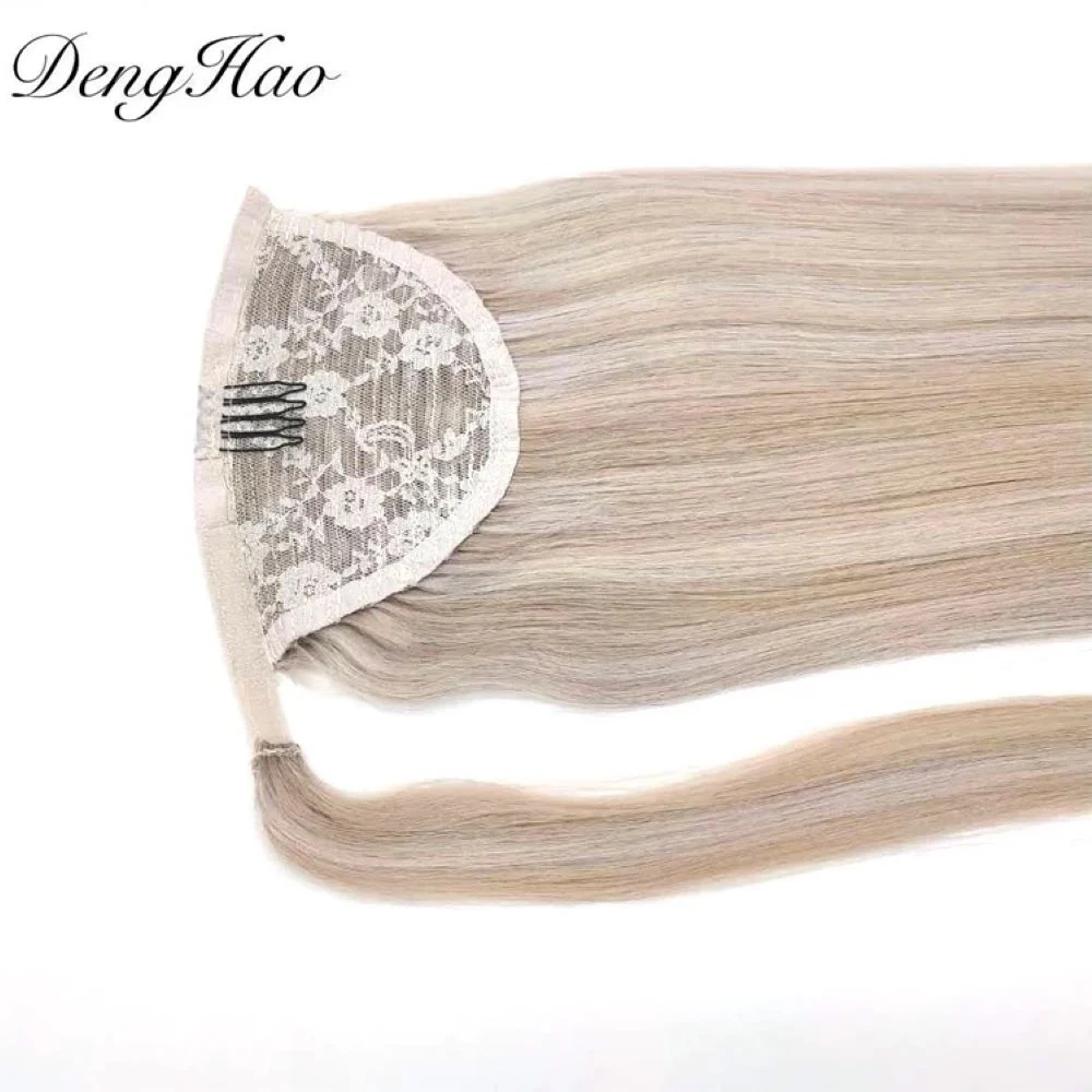 100% Human Hair Top Quality Ponytail Mixed Color